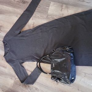 COS l Long sleeved l Dress l Size Small l dark grey l long l cotton l